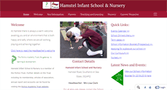 Desktop Screenshot of hamstelinfants.co.uk